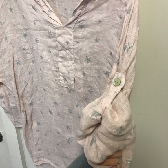 Gus Mayer linen stars top - Picture 2 of 3